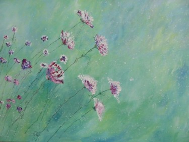 Schilderij getiteld "lente" door Lisa De Coninck-Matitaputty, Origineel Kunstwerk