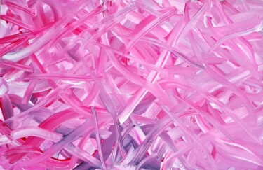 Pittura intitolato "pink medley" da Connie Whelan, Opera d'arte originale, Acrilico