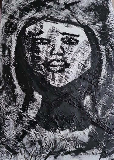 Картина под названием "Shadow lady" - Connie Whelan, Подлинное произведение искусства, Акрил