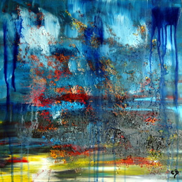 Картина под названием "Spring (abstract be…" - Conrad Bloemers, Подлинное произведение искусства, Акрил