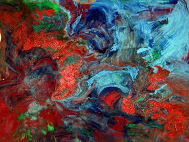 Pittura intitolato "Waves 2 (modern oce…" da Conrad Bloemers, Opera d'arte originale, Acrilico