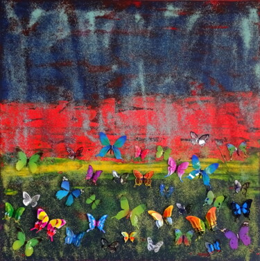 "Butterfly orgie" başlıklı Tablo Conrad Bloemers tarafından, Orijinal sanat, Akrilik