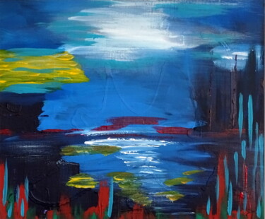 Painting titled "Memories of clean a…" by Conrad Bloemers, Original Artwork, Acrylic