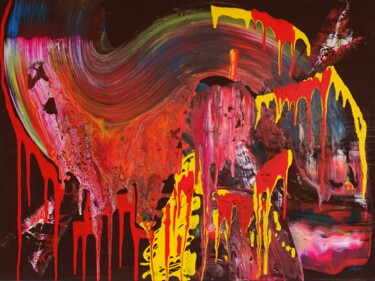 Картина под названием "Spiral of life 3" - Conrad Bloemers, Подлинное произведение искусства, Акрил