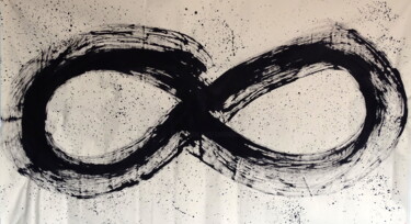 Painting titled "Infinity" by Conrad Bloemers, Original Artwork, Acrylic