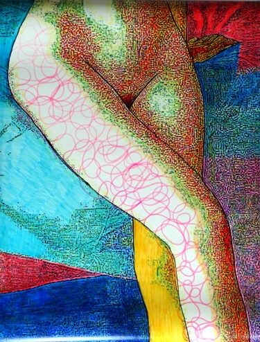 Фотография под названием "Beautiful legs" - Conrad Bloemers, Подлинное произведение искусства, Манипулированная фотография