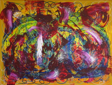 Painting titled "Turbulent times" by Conrad Bloemers, Original Artwork, Oil