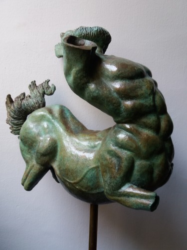 Escultura titulada "centauro2-copia-cop…" por Lecard, Obra de arte original