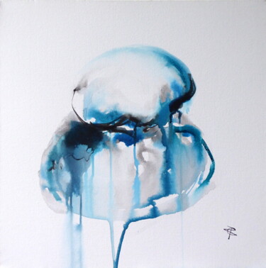 Painting titled "Effusion Coquillage…" by Constance Robine, Original Artwork, Ink