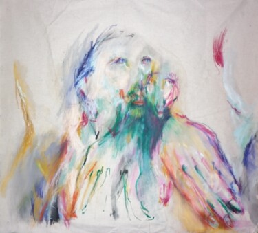 Peinture intitulée "Êtres Opales" par Constance Robine, Œuvre d'art originale, Huile