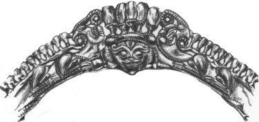 Dibujo titulada "bracelet de rodenba…" por Constance Robine, Obra de arte original