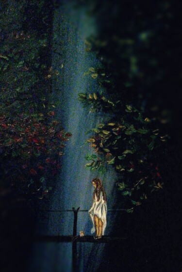 Картина под названием "The Forest" - Constanta P, Подлинное произведение искусства, Масло