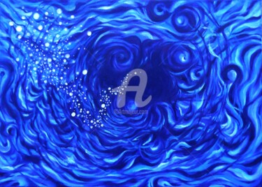 绘画 标题为“DEEP WATER” 由Constantin Popescu, 原创艺术品, 油