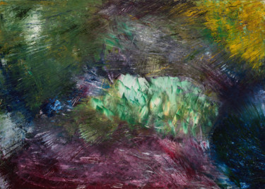 Malerei mit dem Titel "War Colorful" von Constantin Ungureanu (CU58DE), Original-Kunstwerk, Öl