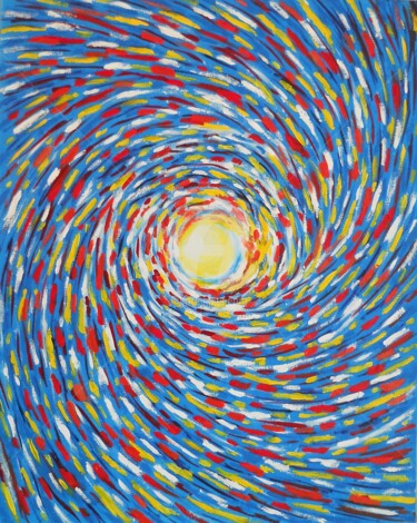 Peinture intitulée "THE SOURCE" par Constantin Popescu, Œuvre d'art originale, Huile