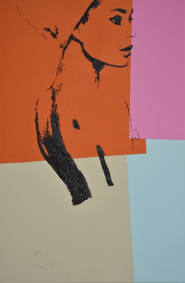 Картина под названием "SHE-19" - Constanza Mulder, Подлинное произведение искусства, Акрил