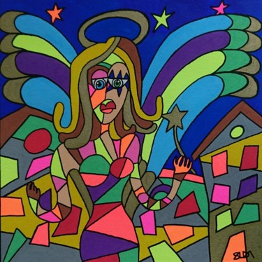 Painting titled "La magie" by Selda, Original Artwork, Acrylic