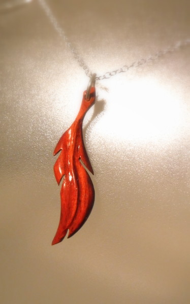 Design titled "0976 plume" by Secrets De Nature, Original Artwork, Necklaces