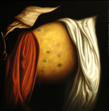 Schilderij getiteld "La résurrection de…" door Mario Sepulcre, Origineel Kunstwerk, Olie