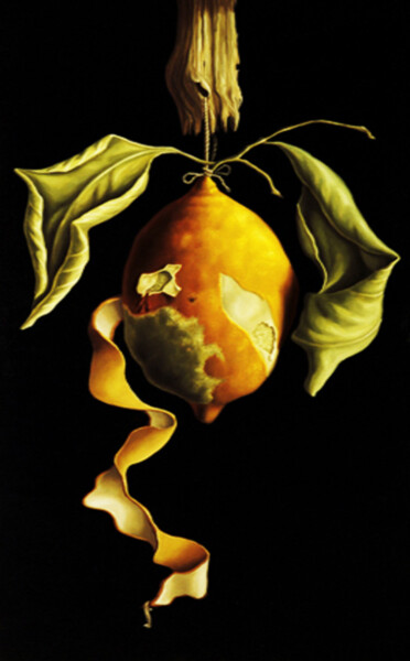 Pittura intitolato "In pesu" da Mario Sepulcre, Opera d'arte originale, Olio