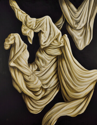 Pittura intitolato "La descente de croix" da Mario Sepulcre, Opera d'arte originale, Olio Montato su Telaio per barella in l…