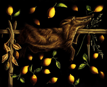 Malerei mit dem Titel "LA NUIT TRANSFIGURÉE" von Mario Sepulcre, Original-Kunstwerk, Öl Auf Keilrahmen aus Holz montiert