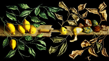 Картина под названием "le passeur" - Mario Sepulcre, Подлинное произведение искусства, Масло Установлен на Деревянная рама д…