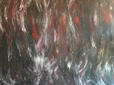 Schilderij getiteld "embers" door Greg Powell, Origineel Kunstwerk, Aquarel