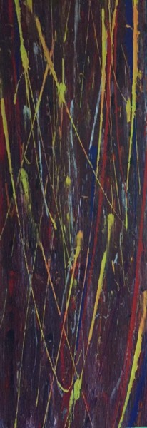 Painting titled "starburst 1" by Greg Powell, Original Artwork, Acrylic