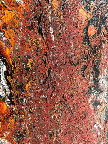 Pittura intitolato "burn" da Greg Powell, Opera d'arte originale, Acrilico