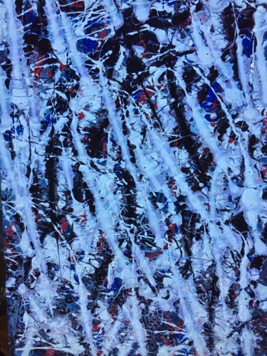 Peinture intitulée "ice" par Greg Powell, Œuvre d'art originale, Acrylique