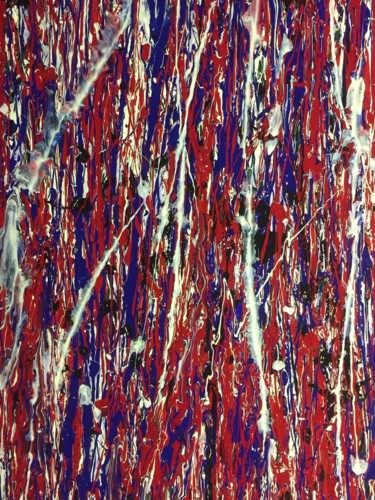Painting titled "scatter" by Greg Powell, Original Artwork, Acrylic