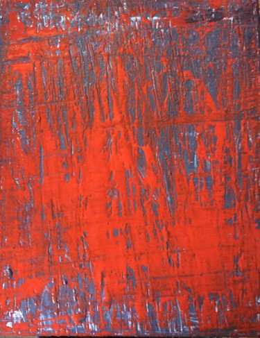 Malerei mit dem Titel "Red sails" von Greg Powell, Original-Kunstwerk, Emaille