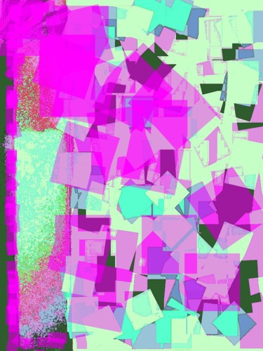 Картина под названием "Purple sliders" - Greg Powell, Подлинное произведение искусства, 2D Цифровая Работа