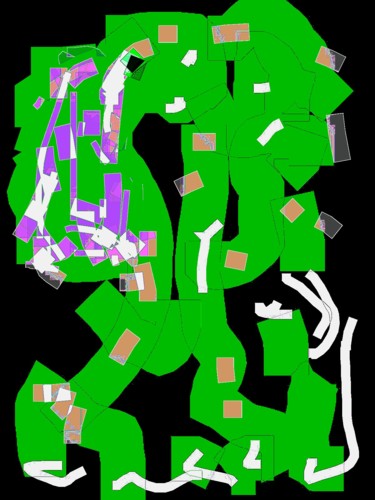 Artes digitais intitulada "Green spread" por Greg Powell, Obras de arte originais, Trabalho Digital 2D