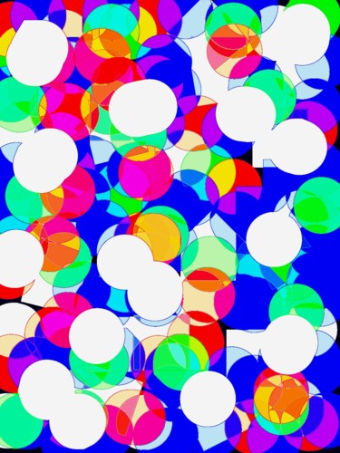 数字艺术 标题为“Many balloons” 由Greg Powell, 原创艺术品, 2D数字工作