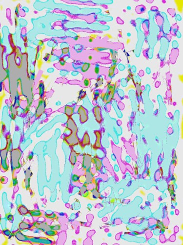Arte digitale intitolato "Reflection of colors" da Greg Powell, Opera d'arte originale, Lavoro digitale 2D