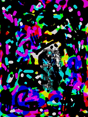 Digitale Kunst getiteld "Death dance" door Greg Powell, Origineel Kunstwerk, 2D Digital Work
