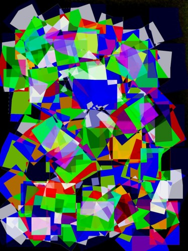 Digital Arts titled "Tumbling colours" by Greg Powell, Original Artwork, 2D Digital Work