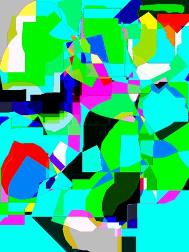Arte digitale intitolato "Colour blast" da Greg Powell, Opera d'arte originale, Lavoro digitale 2D