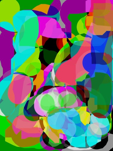 Arts numériques intitulée "Colour in pop" par Greg Powell, Œuvre d'art originale, Travail numérique 2D