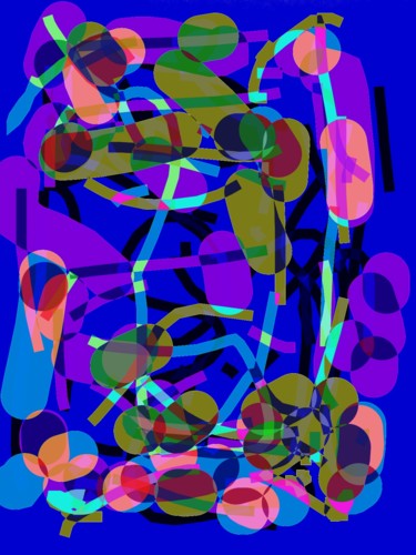 Digital Arts titled "Colour in turmoil" by Greg Powell, Original Artwork, 2D Digital Work