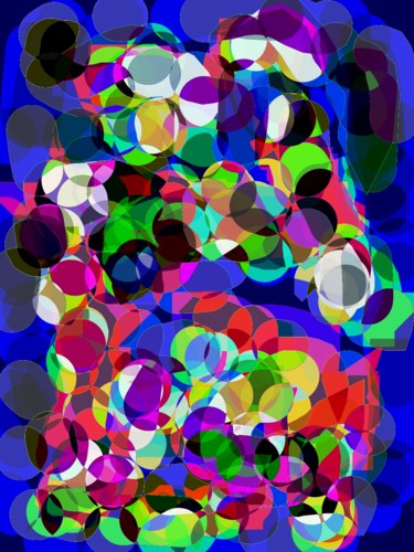 Peinture intitulée "Colour d" par Greg Powell, Œuvre d'art originale, Émail