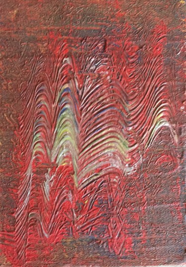Painting titled "Redskel" by Greg Powell, Original Artwork, Enamel