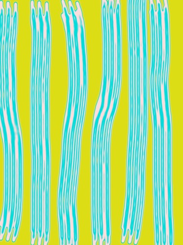 Artes digitais intitulada "Yellow popster" por Greg Powell, Obras de arte originais, Trabalho Digital 2D