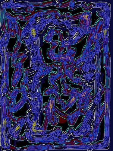 Arts numériques intitulée "Root canal" par Greg Powell, Œuvre d'art originale, Travail numérique 2D