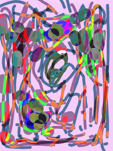 Arts numériques intitulée "Swirl in twirl" par Greg Powell, Œuvre d'art originale, Travail numérique 2D
