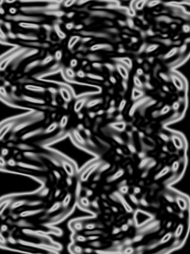 Arte digitale intitolato "Black static" da Greg Powell, Opera d'arte originale, Lavoro digitale 2D
