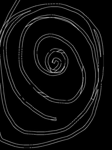 Fotografía titulada "Spiral into abyss" por Greg Powell, Obra de arte original, Fotografía digital
