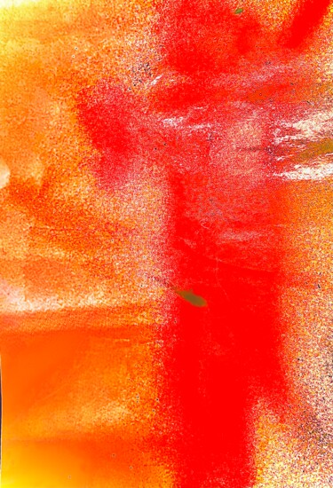 Arts numériques intitulée "Orange splash" par Greg Powell, Œuvre d'art originale, Travail numérique 2D